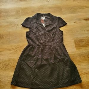 NWT Kensie Black Print Short Sleeve Dress xl